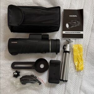 ⭐️VIVREAL Black Monocular Telescope Set